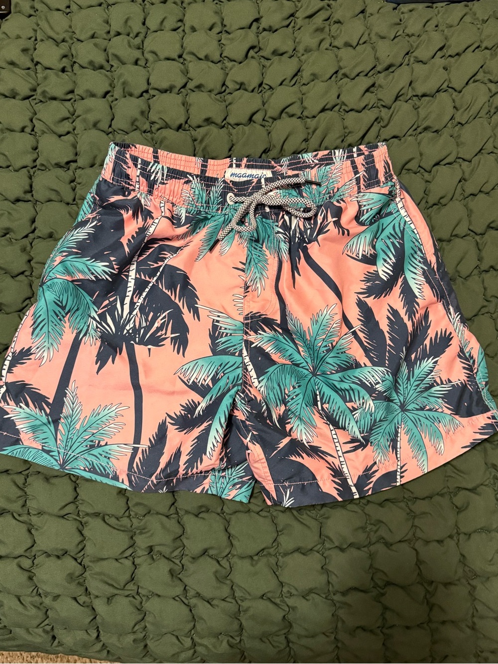 MAAMGIC Men’s Tropical Palm Tree Swim Trunk Shorts NWOT